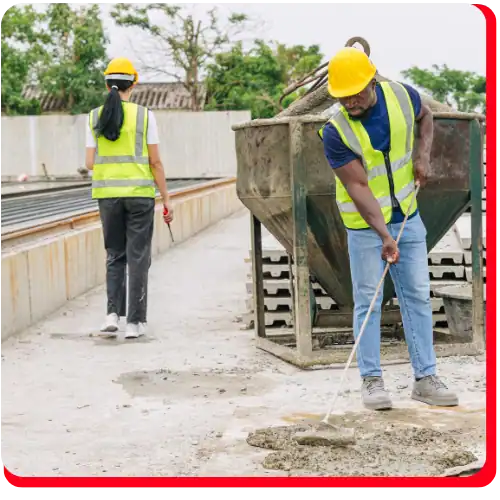 Impact Restore crew performing commercial building restoration at a damaged property in Canada
